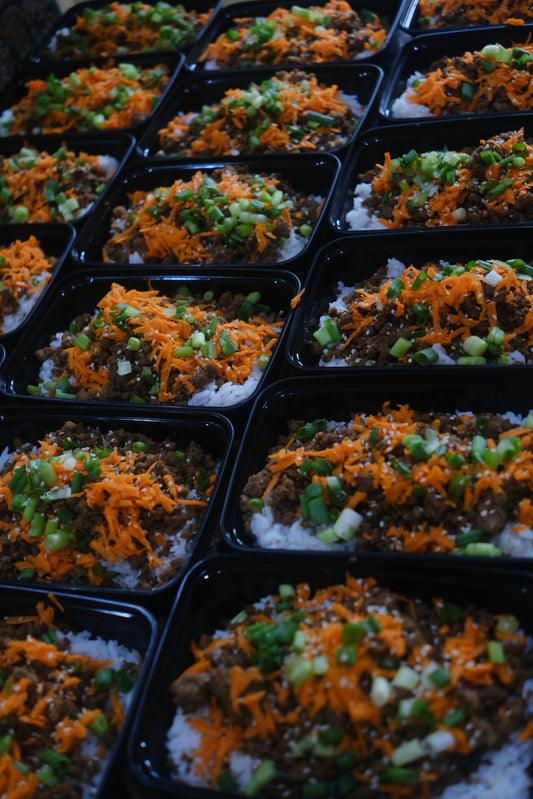 Asian Ground Turkey Bowl